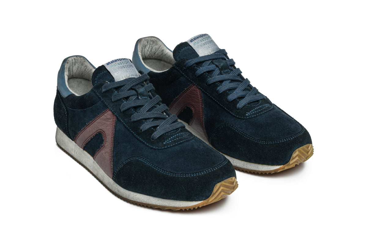 Super Suede Dirty - Dark Denim / Wine
