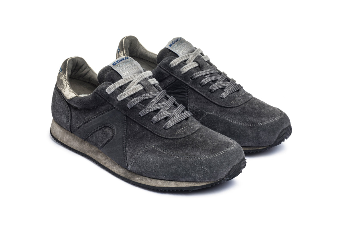 Super Suede Dirty - Dark Grey / Black