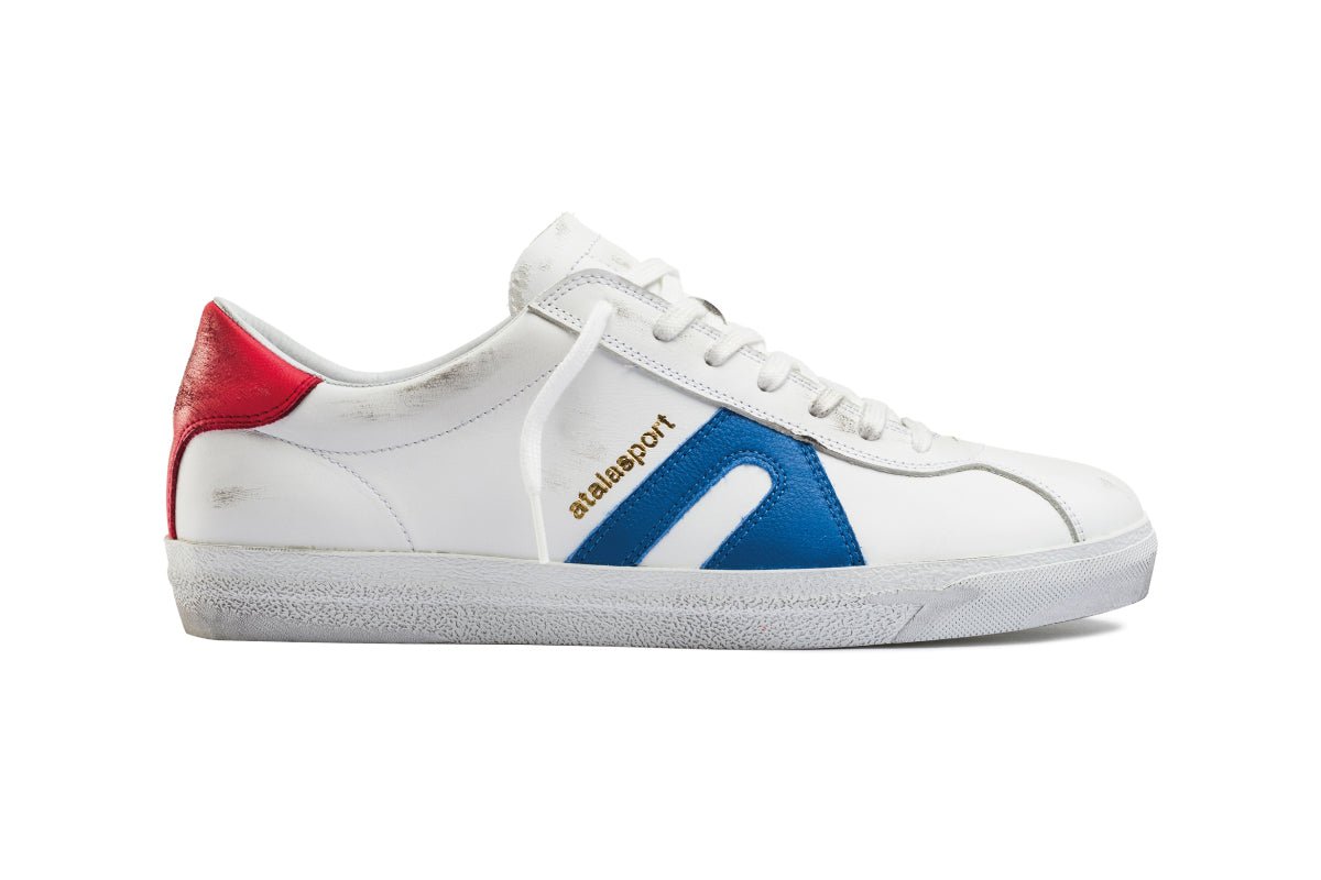 Star Leather - White / Blue &amp; Red - atalasport